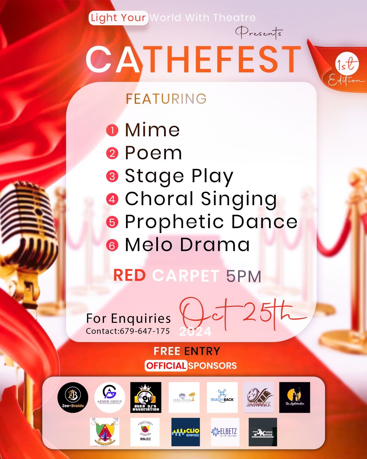 CATHEFEST. (Cameroon Theatre and Arts Festival) Get ready!!